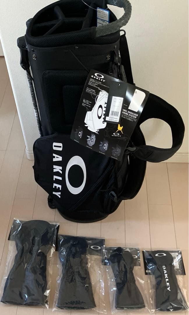 新品】オークリー／キャディバッグ／ヘッドカバー セット - メルカリ