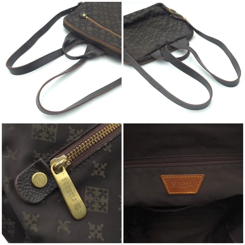 未使用級 russet ラシット モノグラム リュックサック レディース レザー