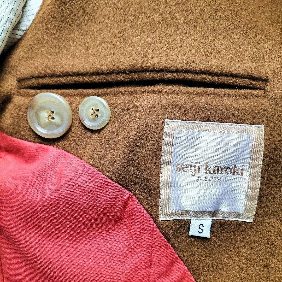 新品 フランス製 seiji kuroki カシミヤ チェスターコート カシミア