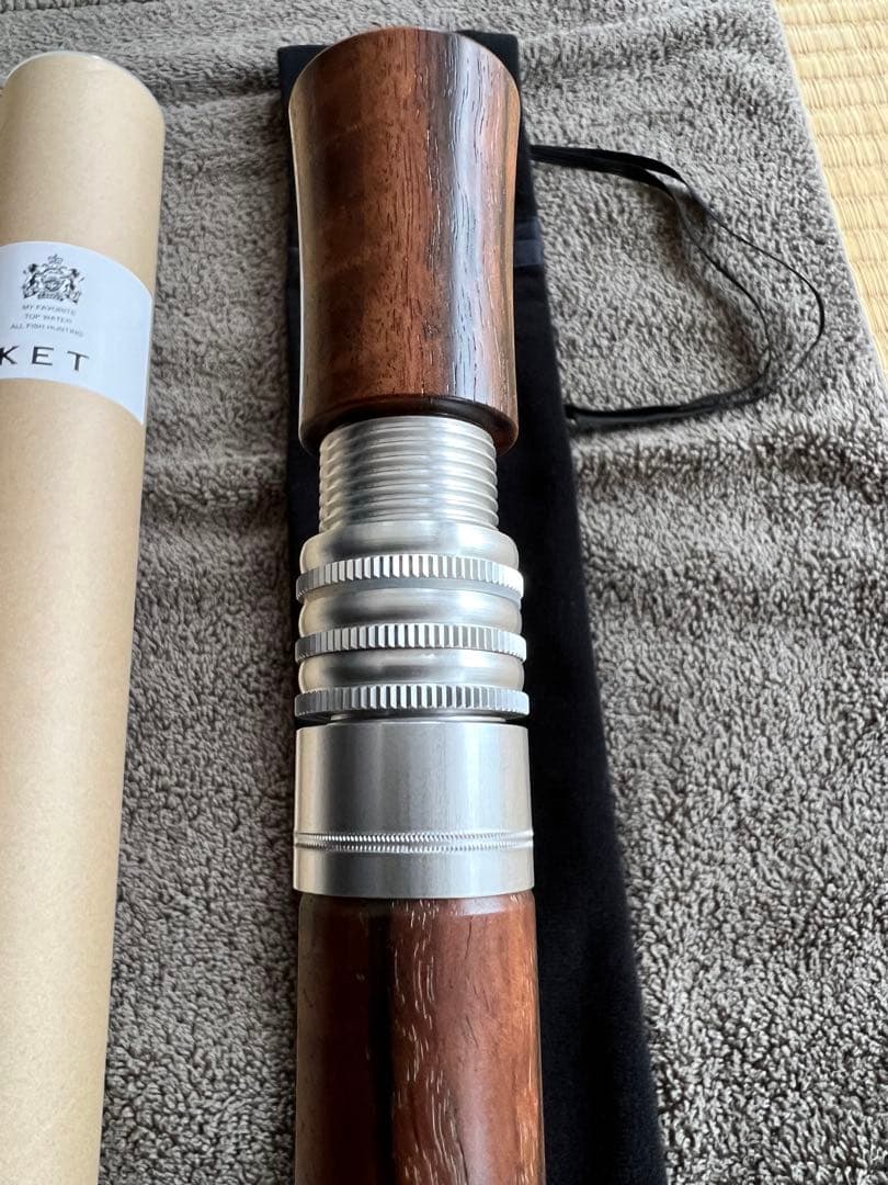 カスケット　5ftピーチウッド杢　ボロンハンドル・トリガー　新品未使用品