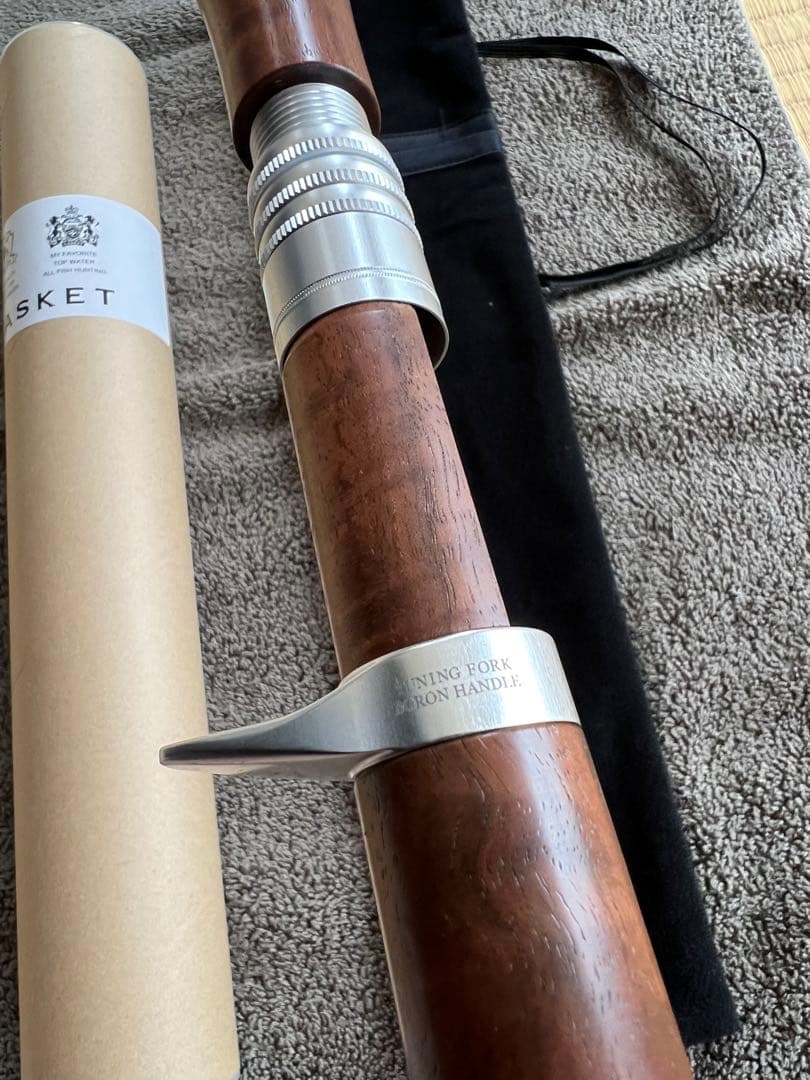 カスケット　5ftピーチウッド杢　ボロンハンドル・トリガー　新品未使用品