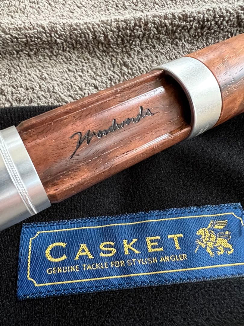 カスケット　5ftピーチウッド杢　ボロンハンドル・トリガー　新品未使用品