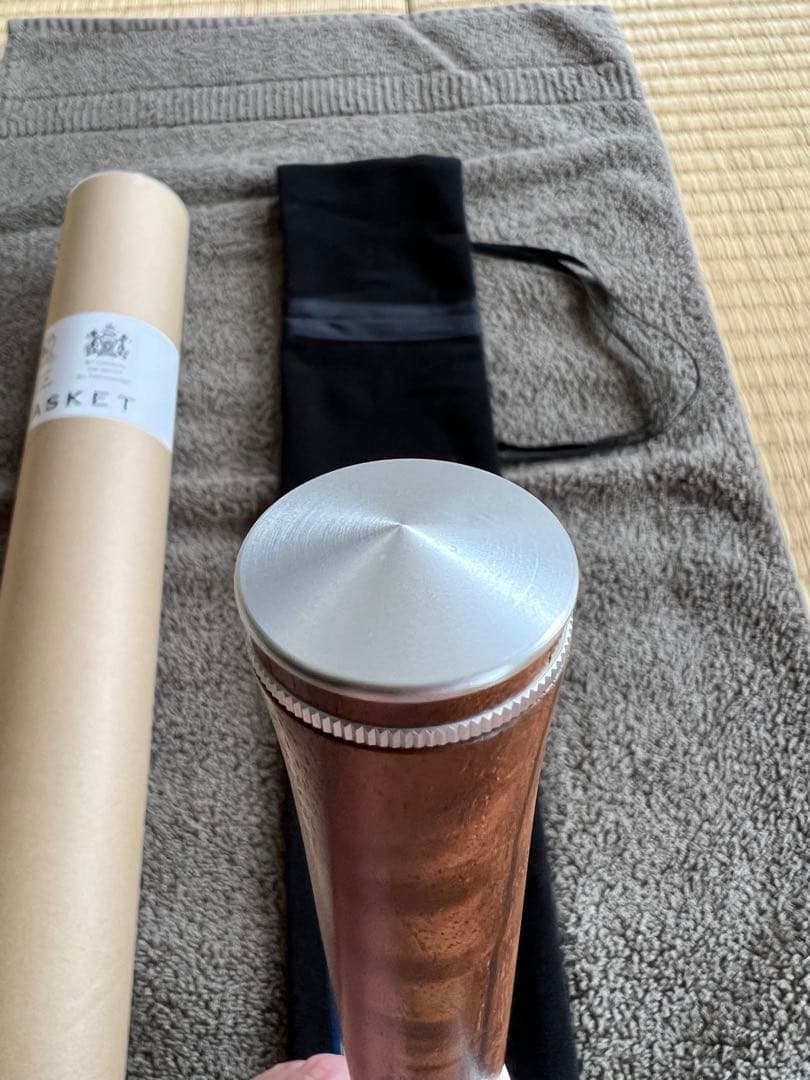 カスケット　5ftピーチウッド杢　ボロンハンドル・トリガー　新品未使用品