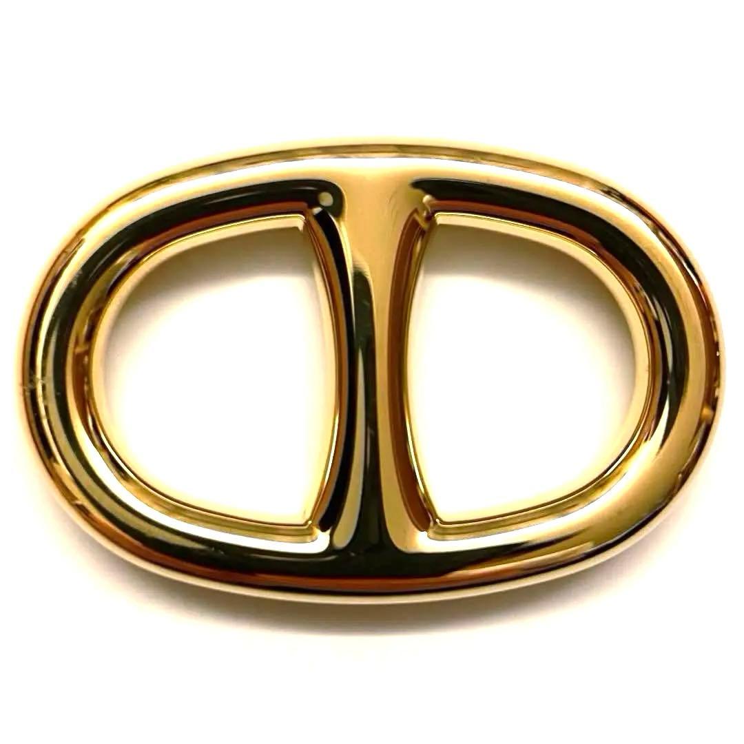 極美品 人気 エルメス スカーフリング シェーヌダンクル ゴールド 金 高級