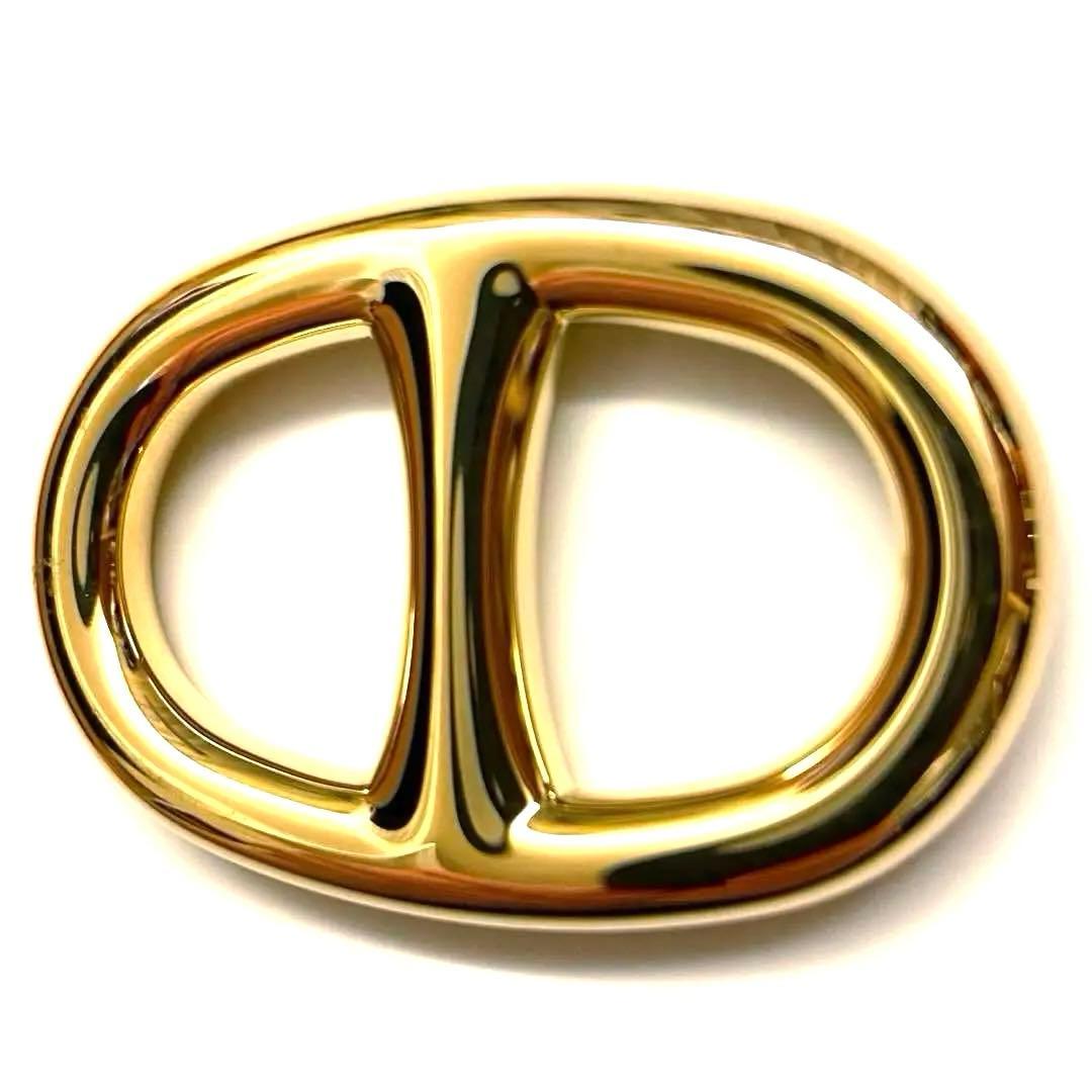 極美品 人気 エルメス スカーフリング シェーヌダンクル ゴールド 金 高級