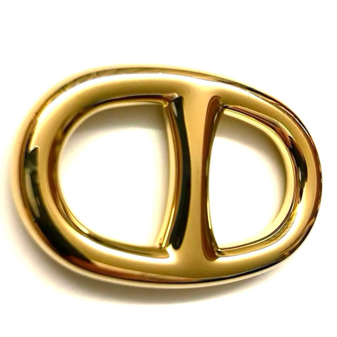 極美品 人気 エルメス スカーフリング シェーヌダンクル ゴールド 金 高級