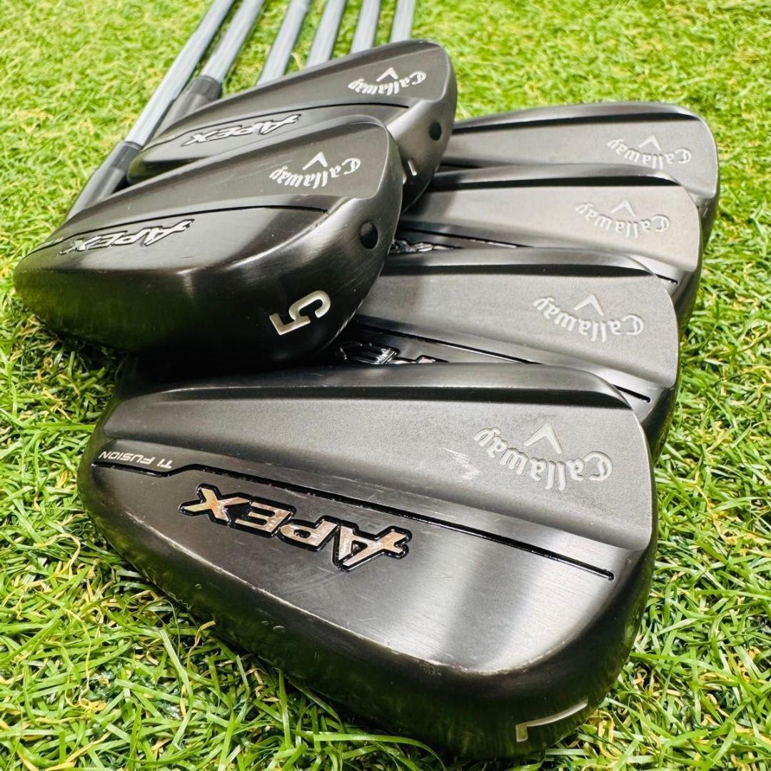 【美品】キャロウェイ APEX Ti FUSION メンズアイアン 6本 S