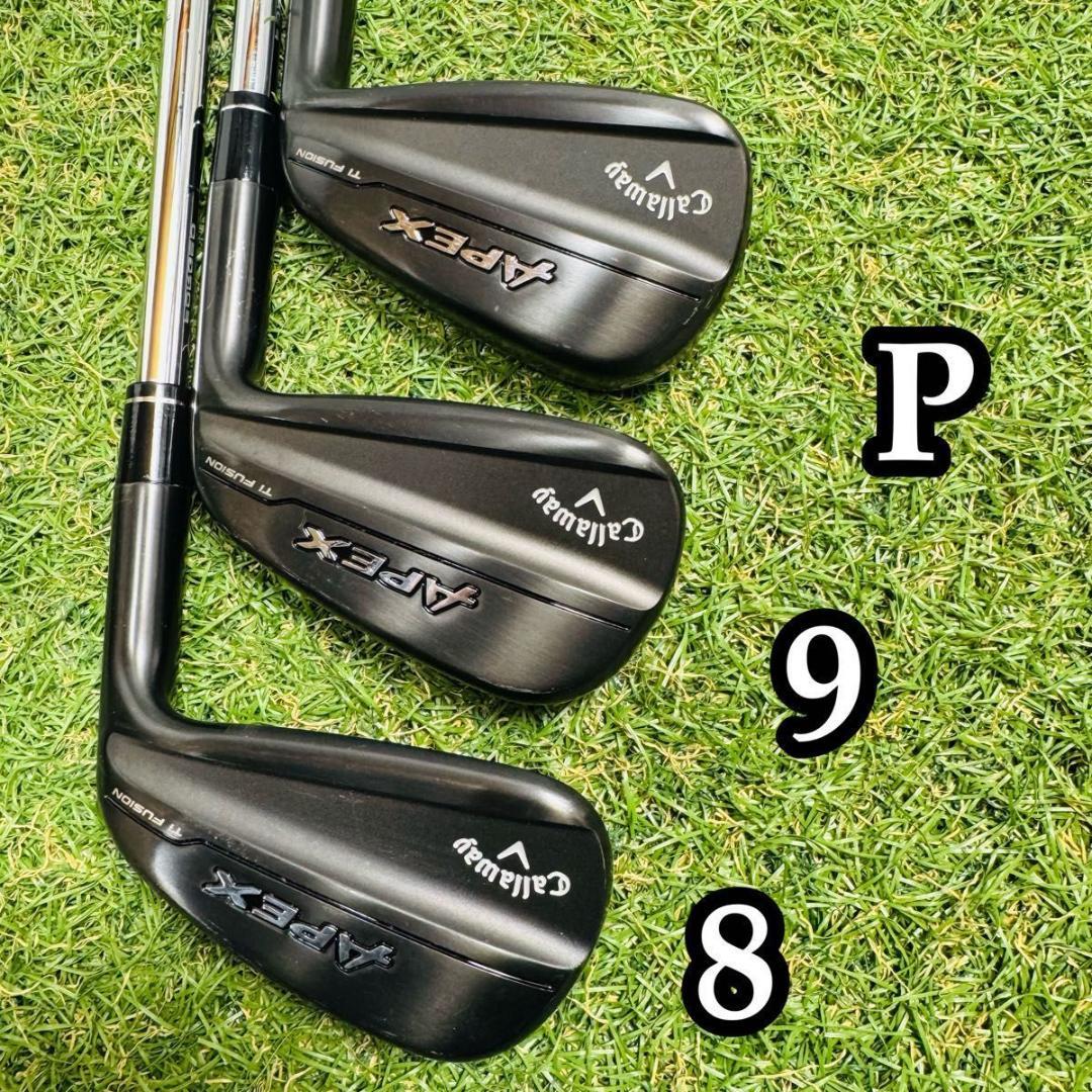 【美品】キャロウェイ APEX Ti FUSION メンズアイアン 6本 S