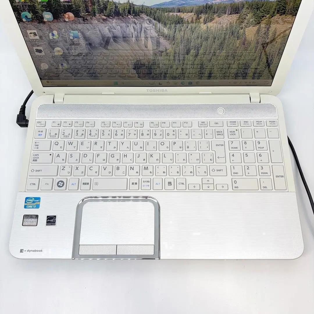 東芝 ノートパソコン Corei7 オフィス SSD Windows11 A17