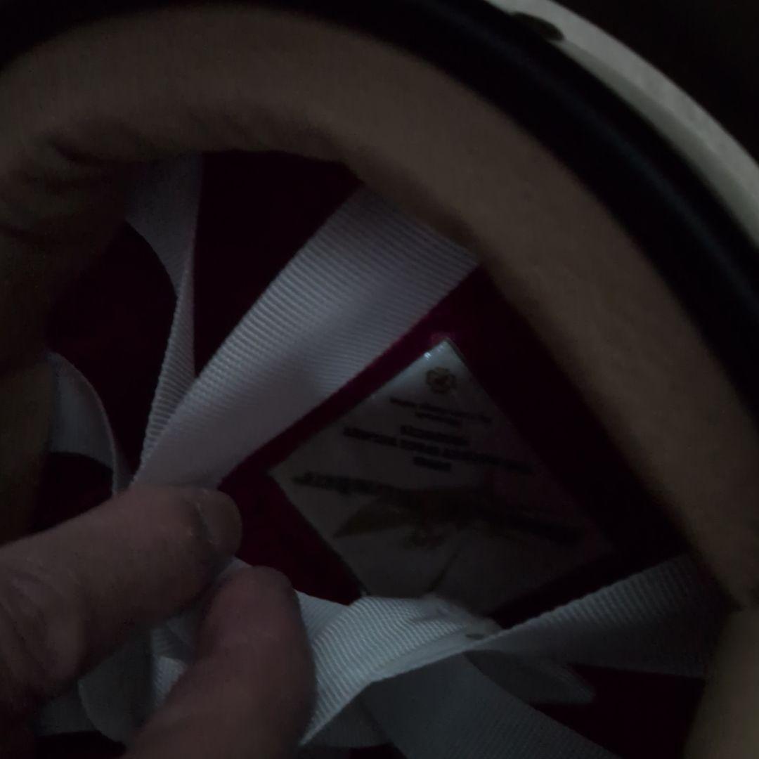 AVIAKITアイボリー バイク用ヘルメット