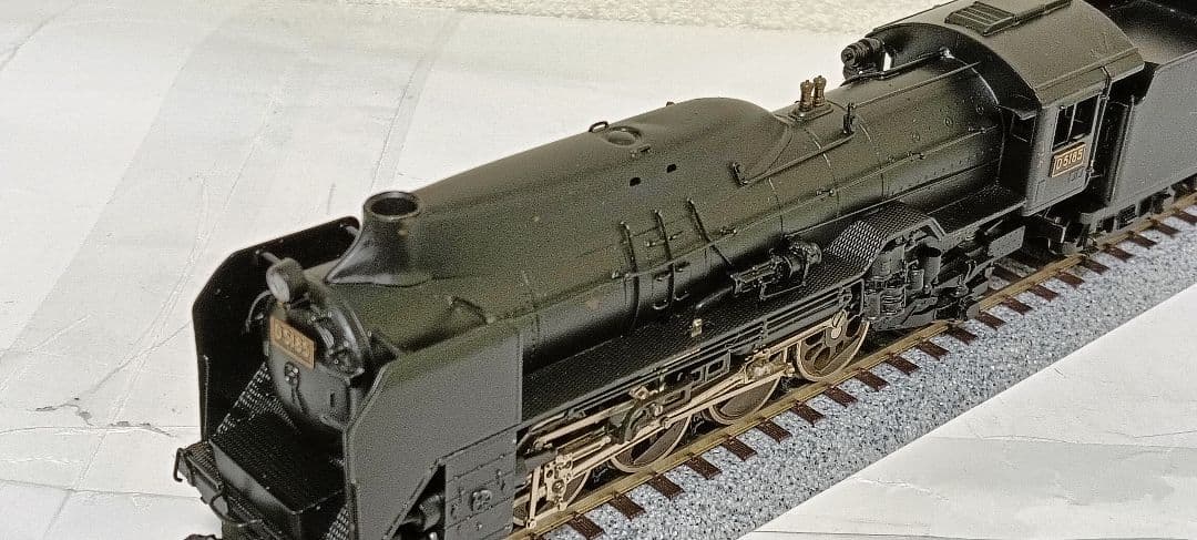 HOゲージ カツミ D51半流蒸気機関車、カンモーター、メンテナンス済