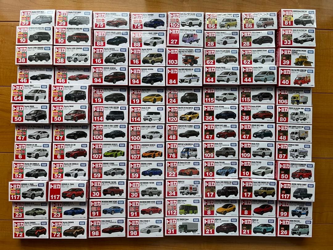トミカ 96台 まとめ売り 2023年1月〜2025年12月 初回仕様 通常仕様