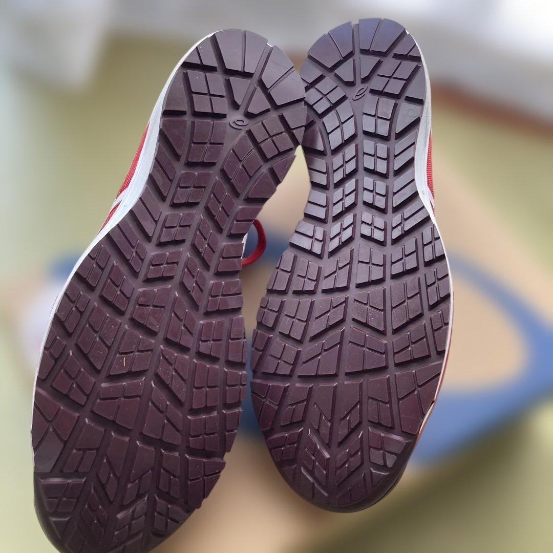 asics WINJOB CP213 TS レッド 安全靴 26.5cm