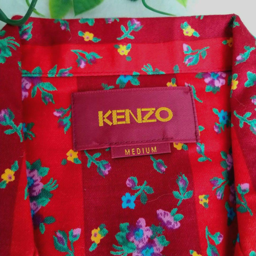 【新品】ケンゾー kenzo パジャマ ルームウエア 花柄 総柄 M