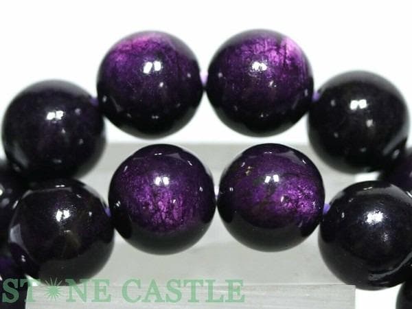 【高品質】パープライト3Aクラス ブレスレット約10〜10.5mm 天然石