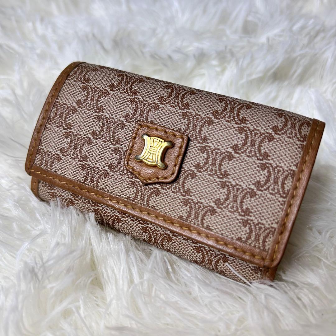 CELINE セリーヌ マカダム 6連 キーケース