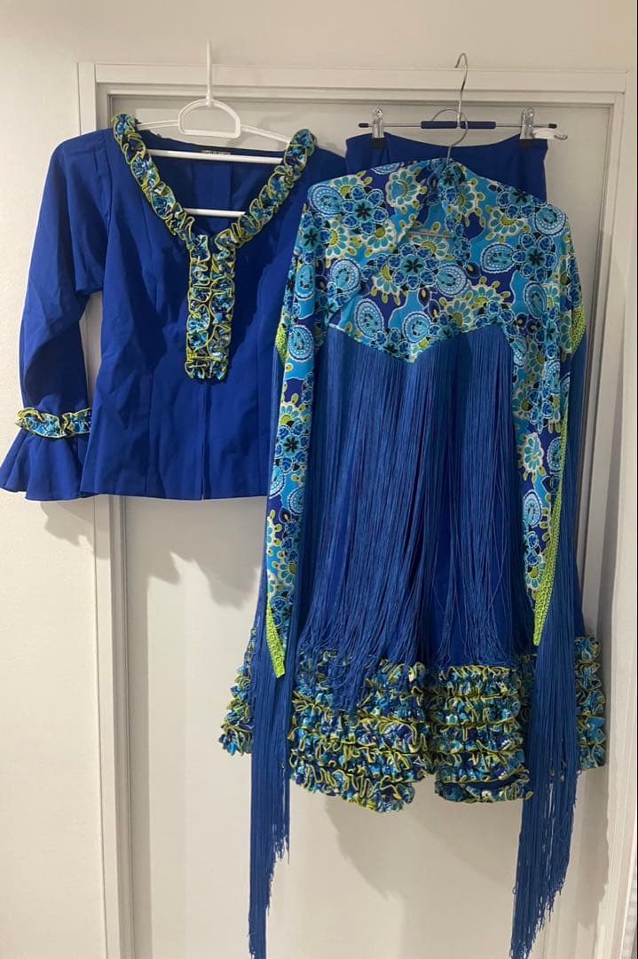 【新品未使用】フラメンコ衣装 lopez de santos ブルー