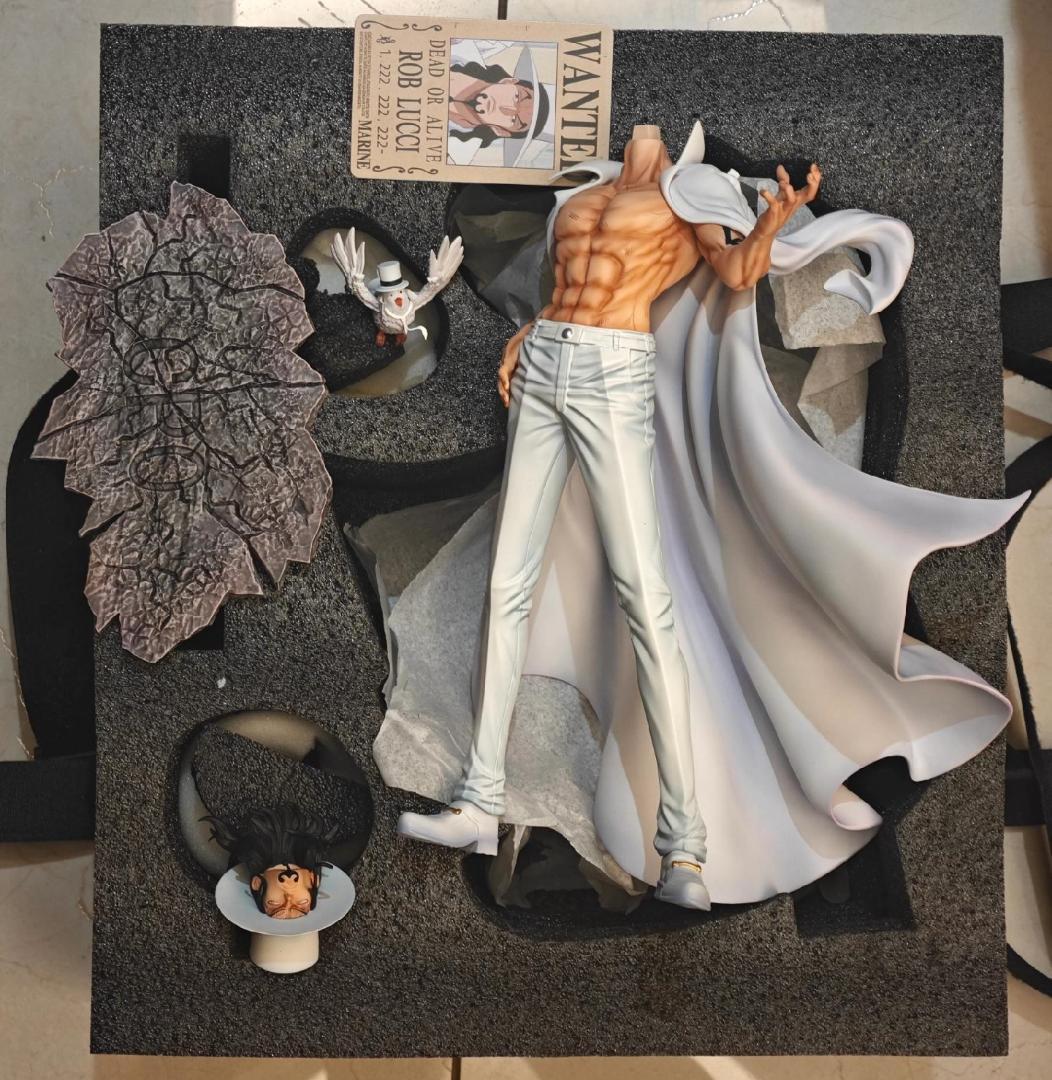 ワンピース CP0 ロブ・ルッチ フィギュア ガレージキット 塗装済み完成