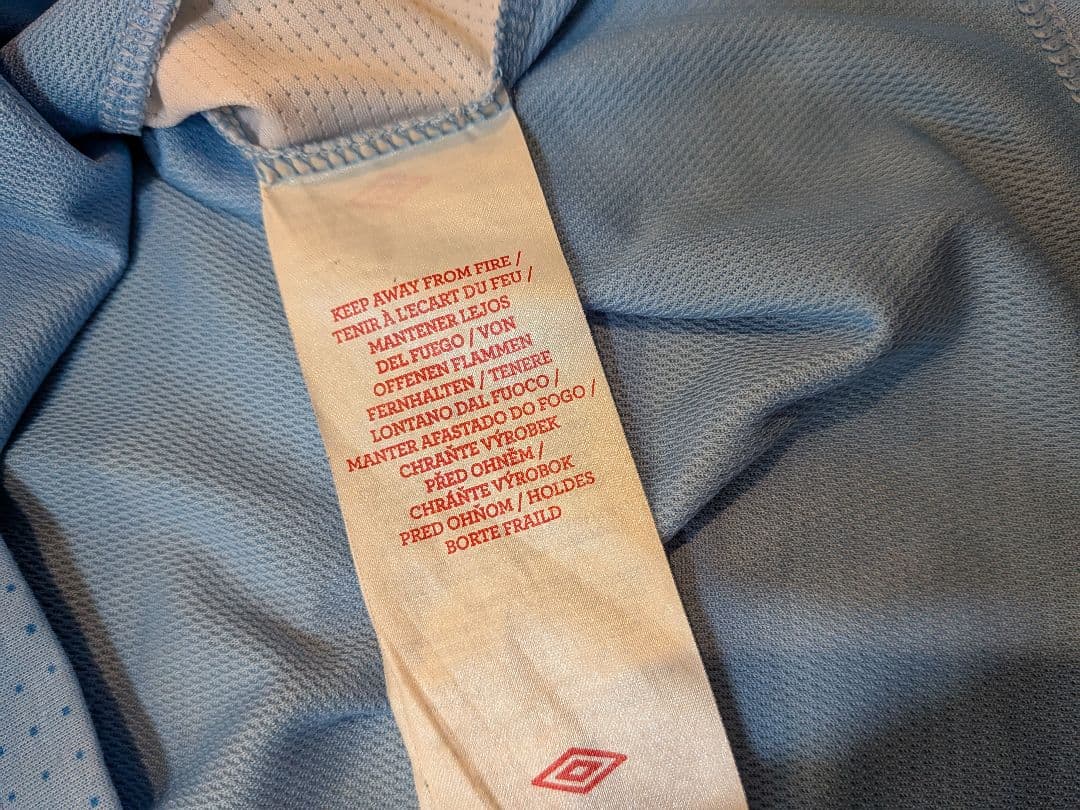 UMBRO11/12マンチェスターシティ長袖ユニフォームNo.19ナスリ