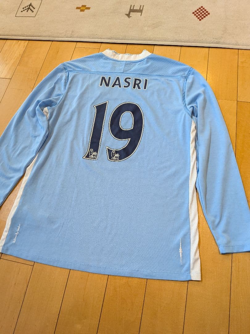 UMBRO11/12マンチェスターシティ長袖ユニフォームNo.19ナスリ