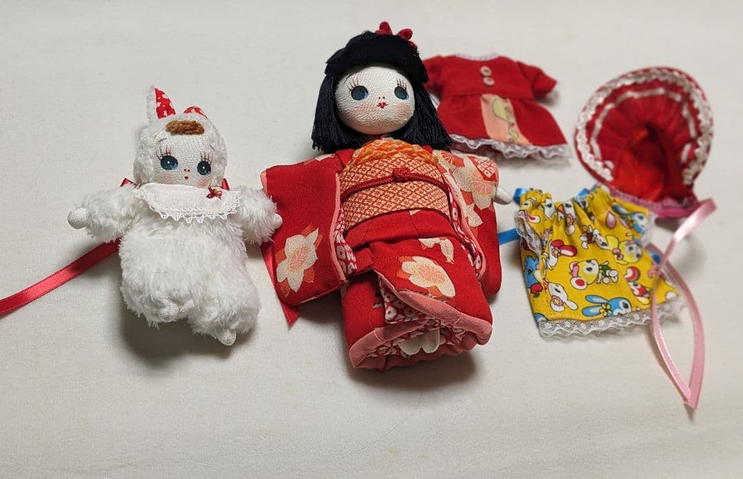 文化人形 ミニ文化人形 ゆずちゃん 着せ替え 着物人形 うさぎうー