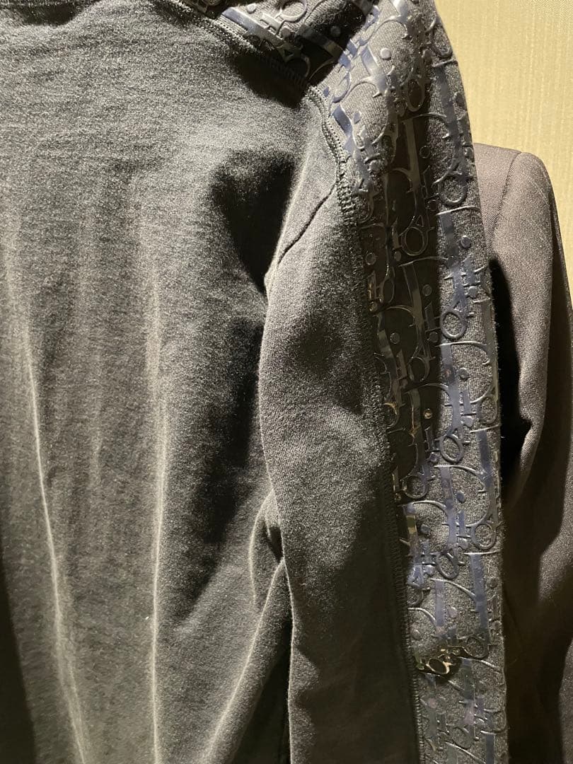 朝*裕様 ディオール　スウェットシャツ　サイドテープ　オブリーク　黒
