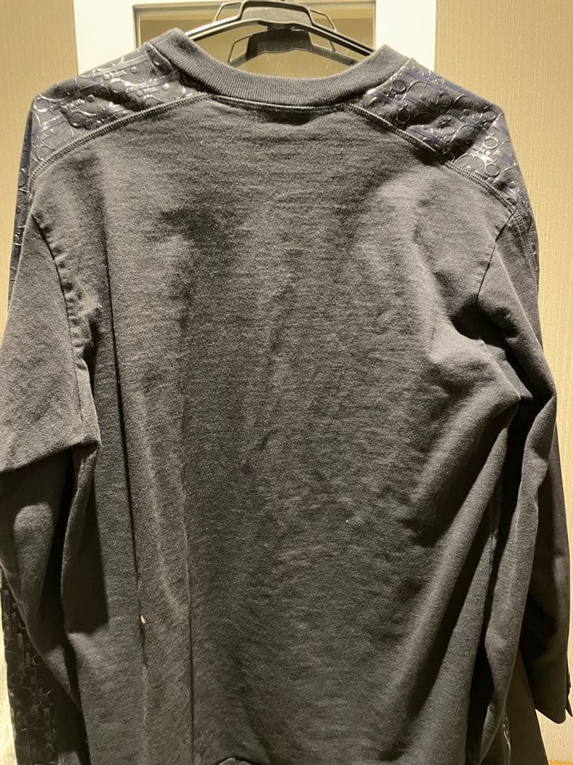 朝*裕様 ディオール　スウェットシャツ　サイドテープ　オブリーク　黒