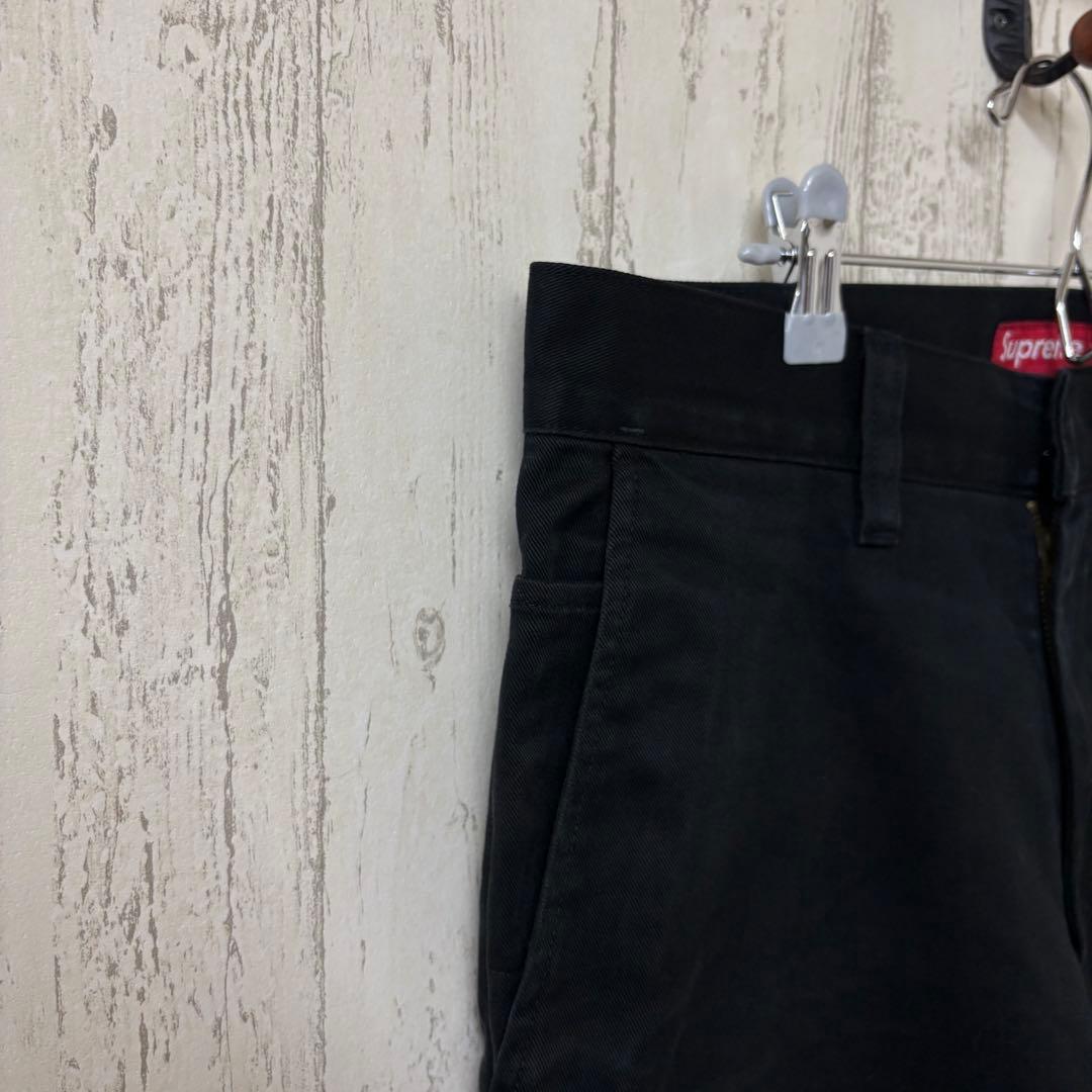【激レア】SUPREME シュプリーム　ワークパンツ　チノパン　完売モデル　黒