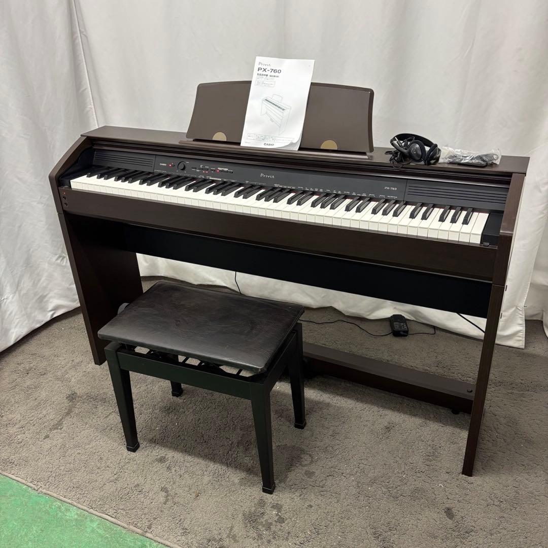 50 電子ピアノ 【神奈川県限定引き取り】 Privia カシオ PX-760