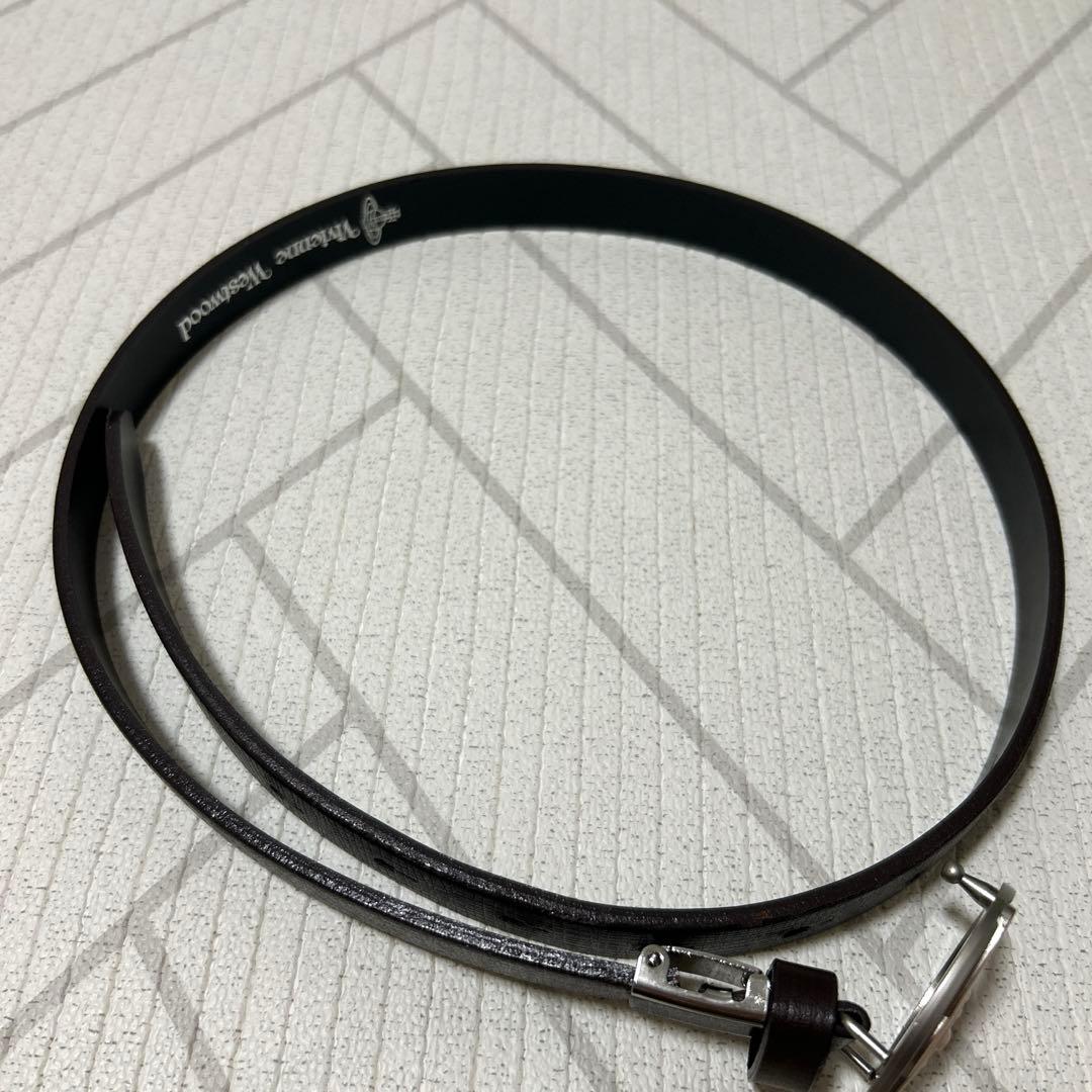 ヴィヴィアンウエストウッド　オーブ　ベルト　レディース　ダークブラウン