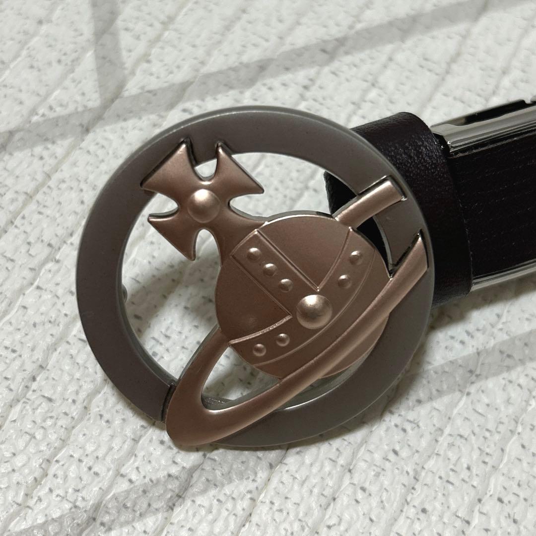 ヴィヴィアンウエストウッド　オーブ　ベルト　レディース　ダークブラウン