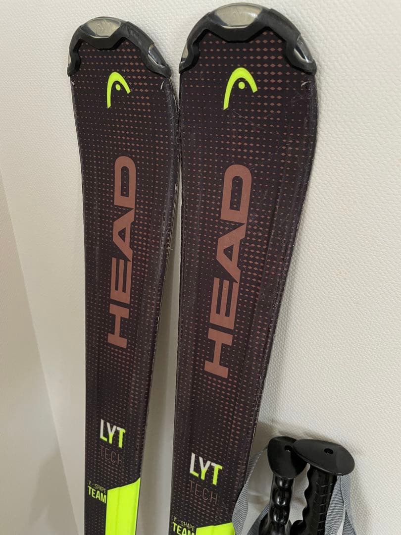 HEAD スキー板（137cm）、ポール、スキーケース