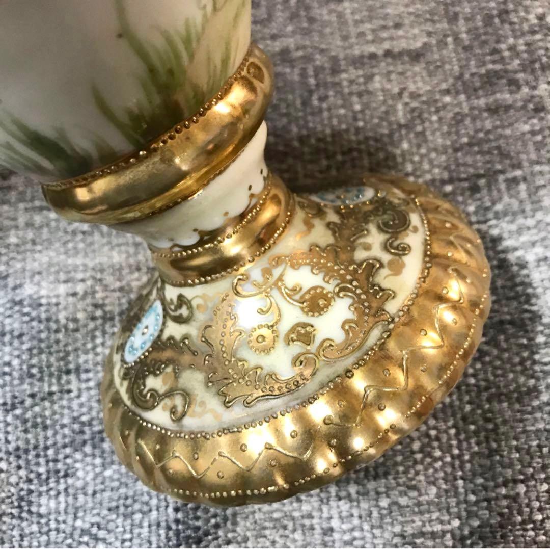 オールドノリタケ 花瓶 マルキ印