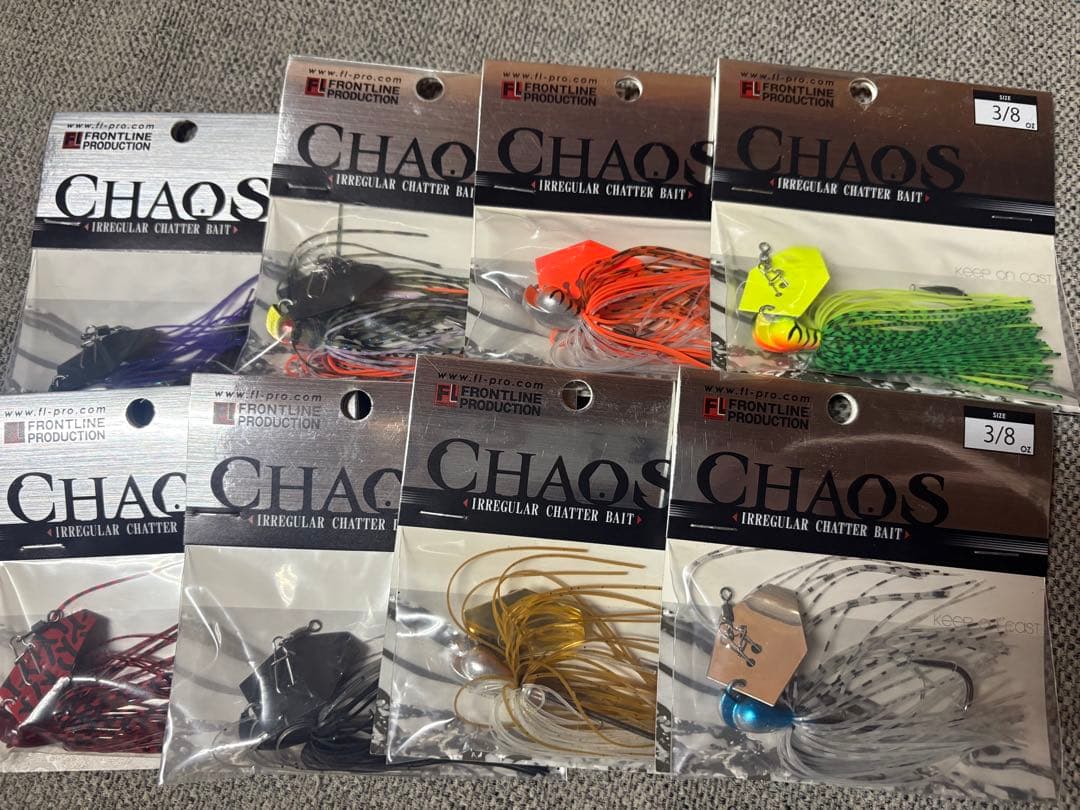 CHAOS チャター17個セット 3/8oz 1/2oz★