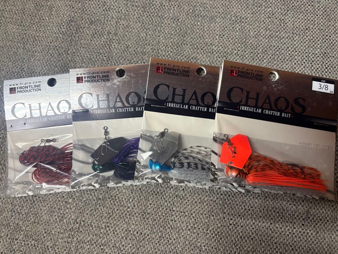 CHAOS チャター17個セット 3/8oz 1/2oz★
