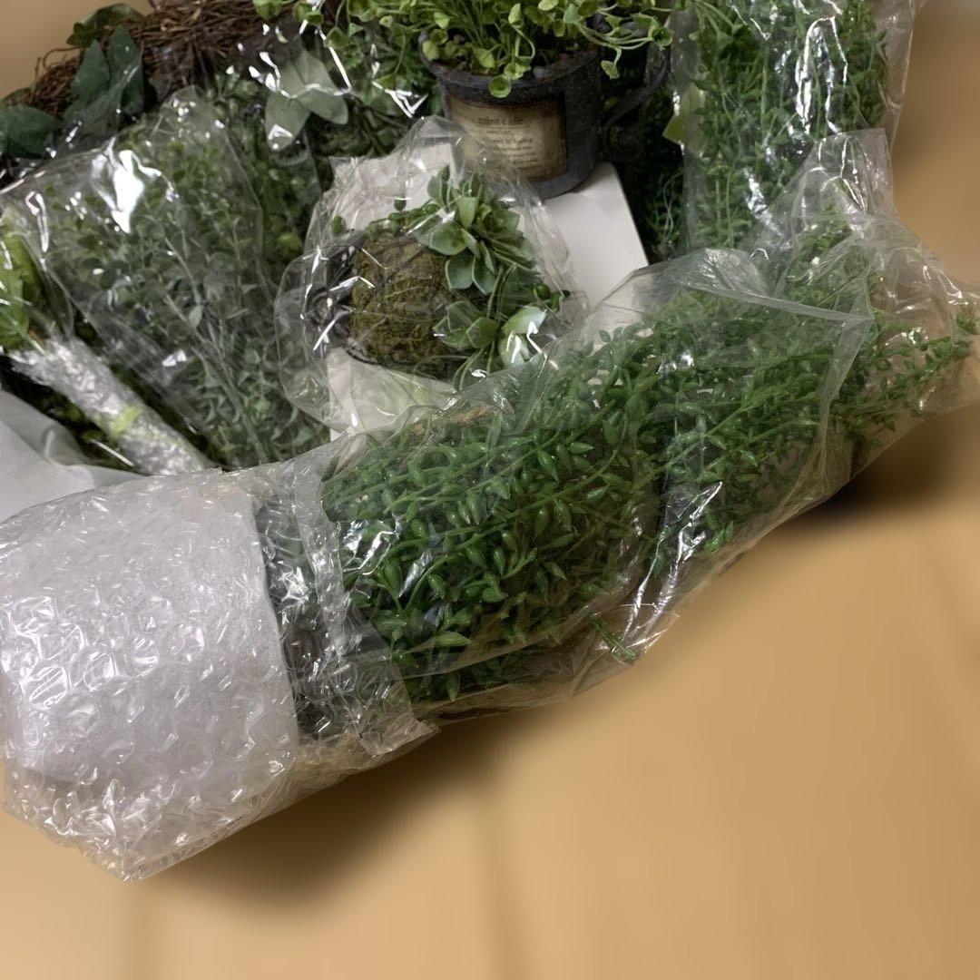 CT触媒加工 フェイクグリーン　17個　まとめ売り　空気清浄