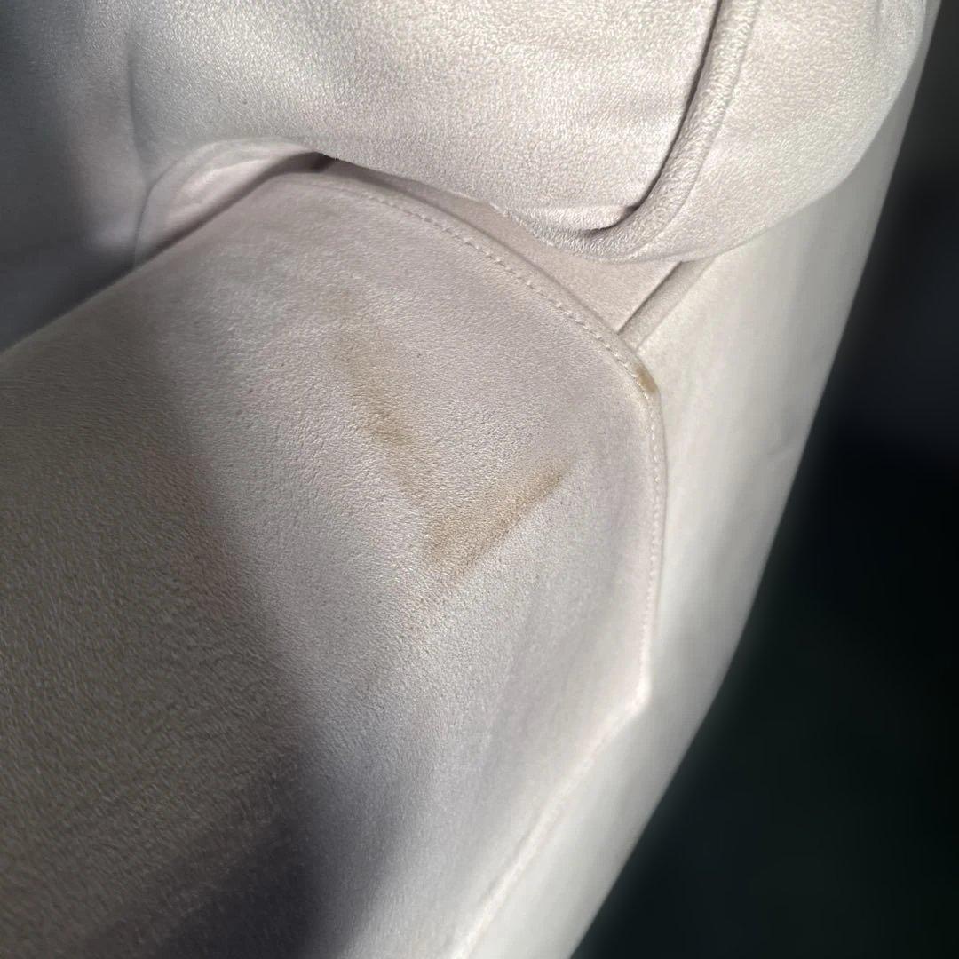 ★ 白い3人掛けソファー インテリア 家具 クッション付き 格安