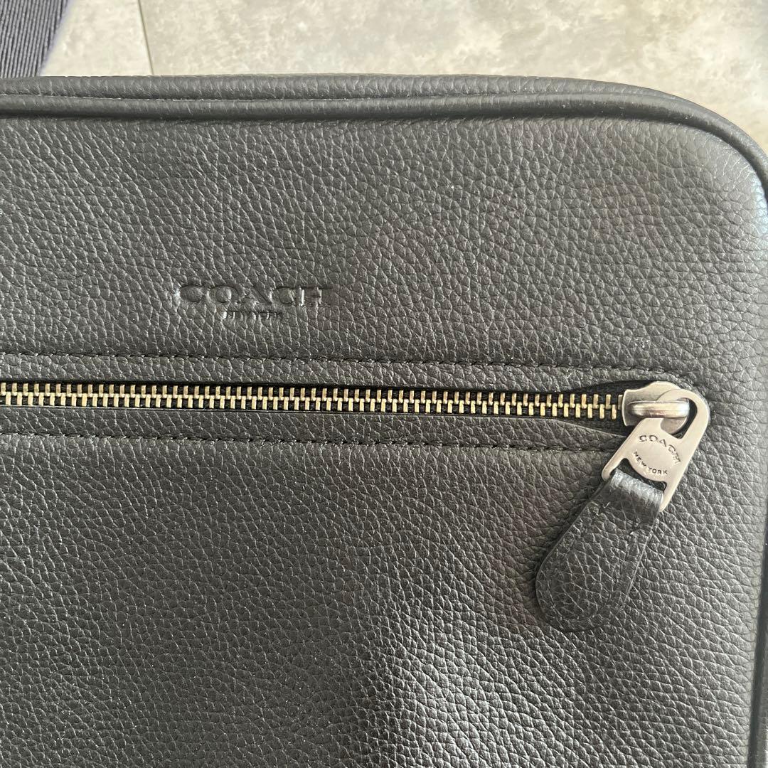 COACH ショルダーバッグ 黒 レザー