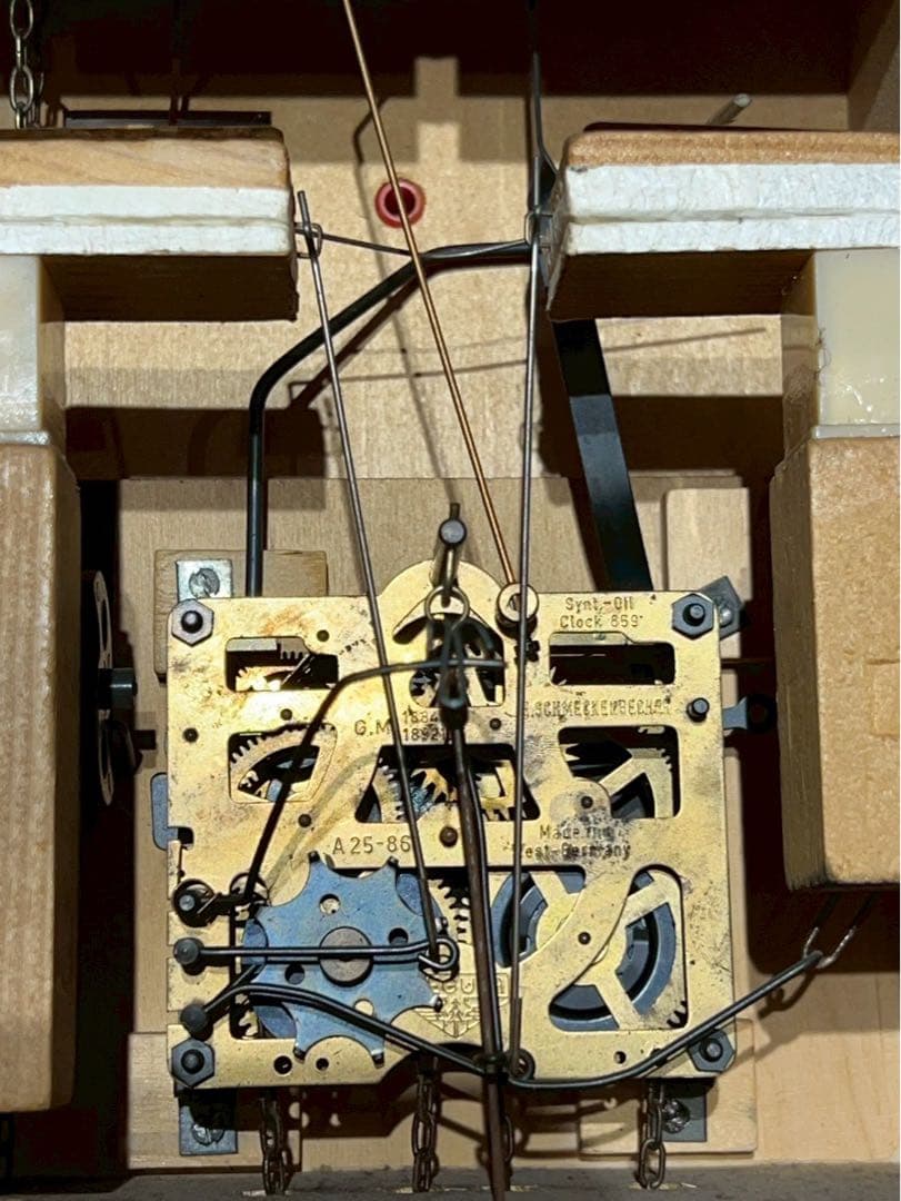 鳩*屋様 希少 ジャンク 壁掛け時計 当時物 インテリア 鳩時計 ドイツ製 アン