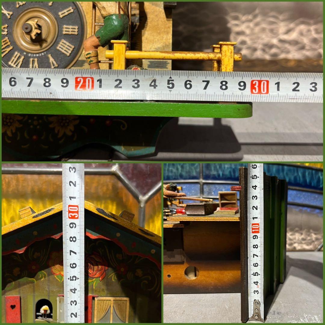 鳩*屋様 希少 ジャンク 壁掛け時計 当時物 インテリア 鳩時計 ドイツ製 アン