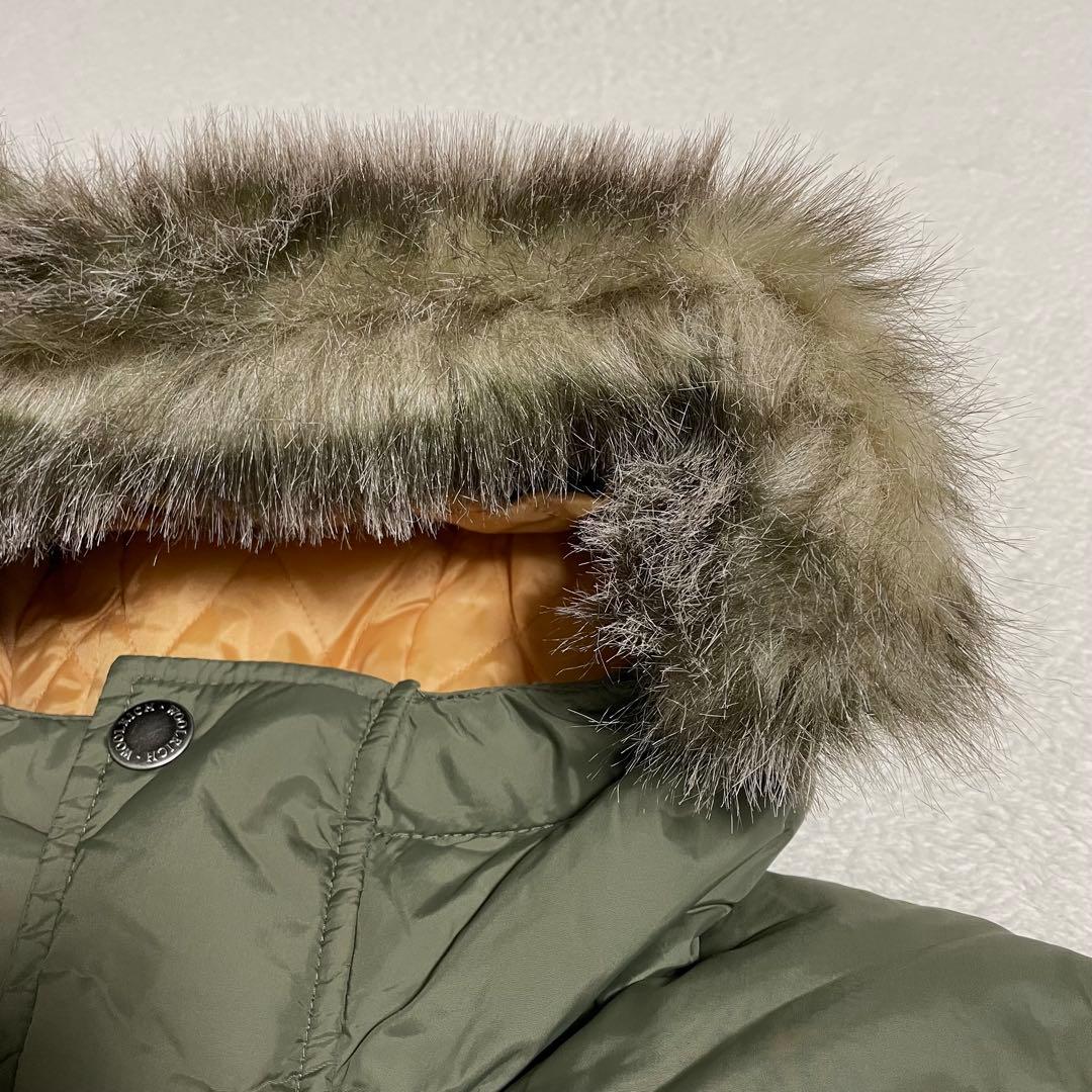 WOOL RICH ダウンジャケット ファー付 短丈 L