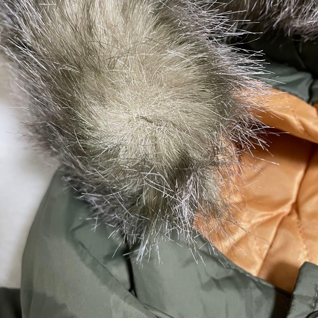 WOOL RICH ダウンジャケット ファー付 短丈 L