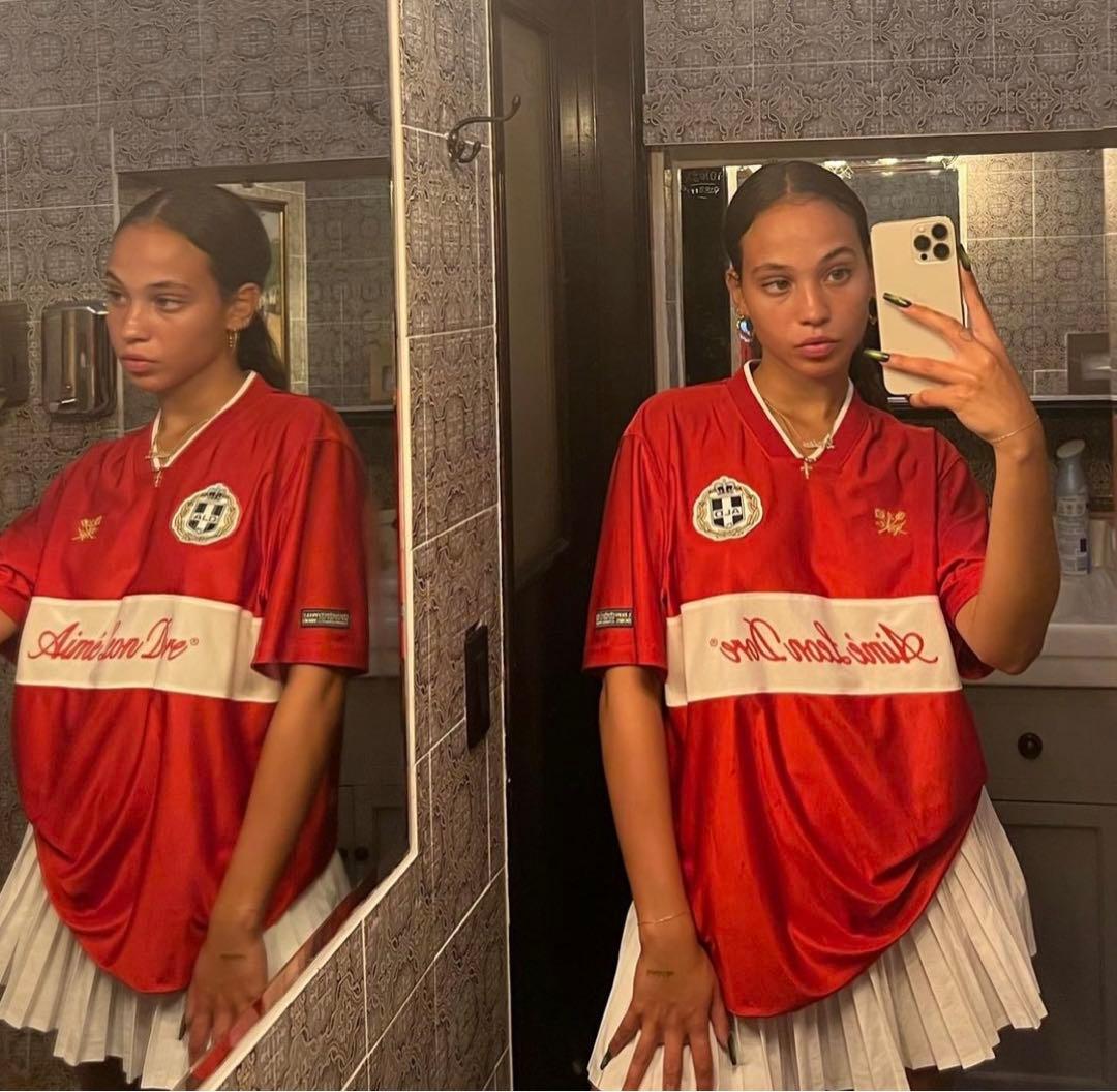 aime leon dore サッカー　ゲームシャツ　jjjjound