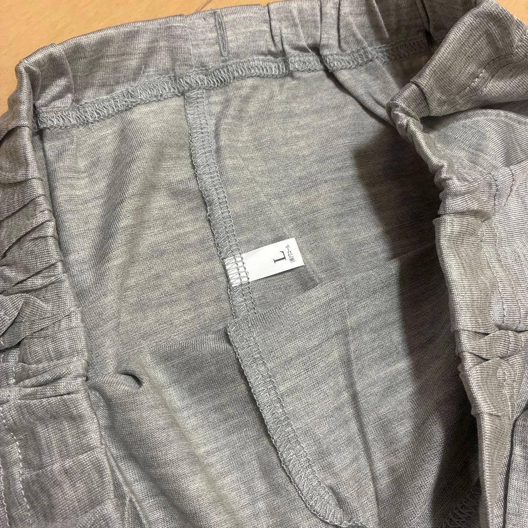 新品！ワコール 睡眠科学 シルクパジャマ☆Ｌサイズ　レディース　グレー