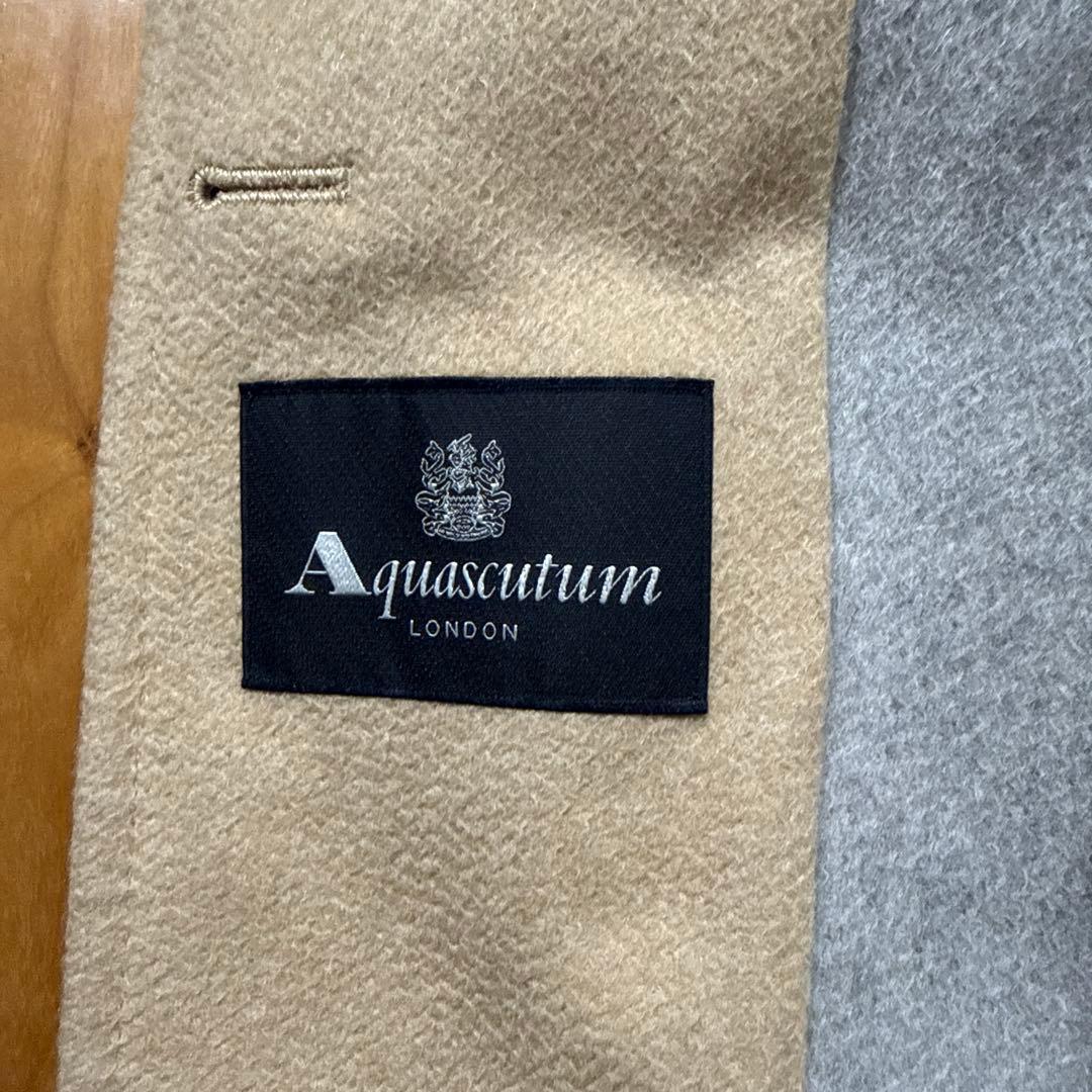 美品　Aquascutumアクアスキュータム　チェスターコート　キャメルXL