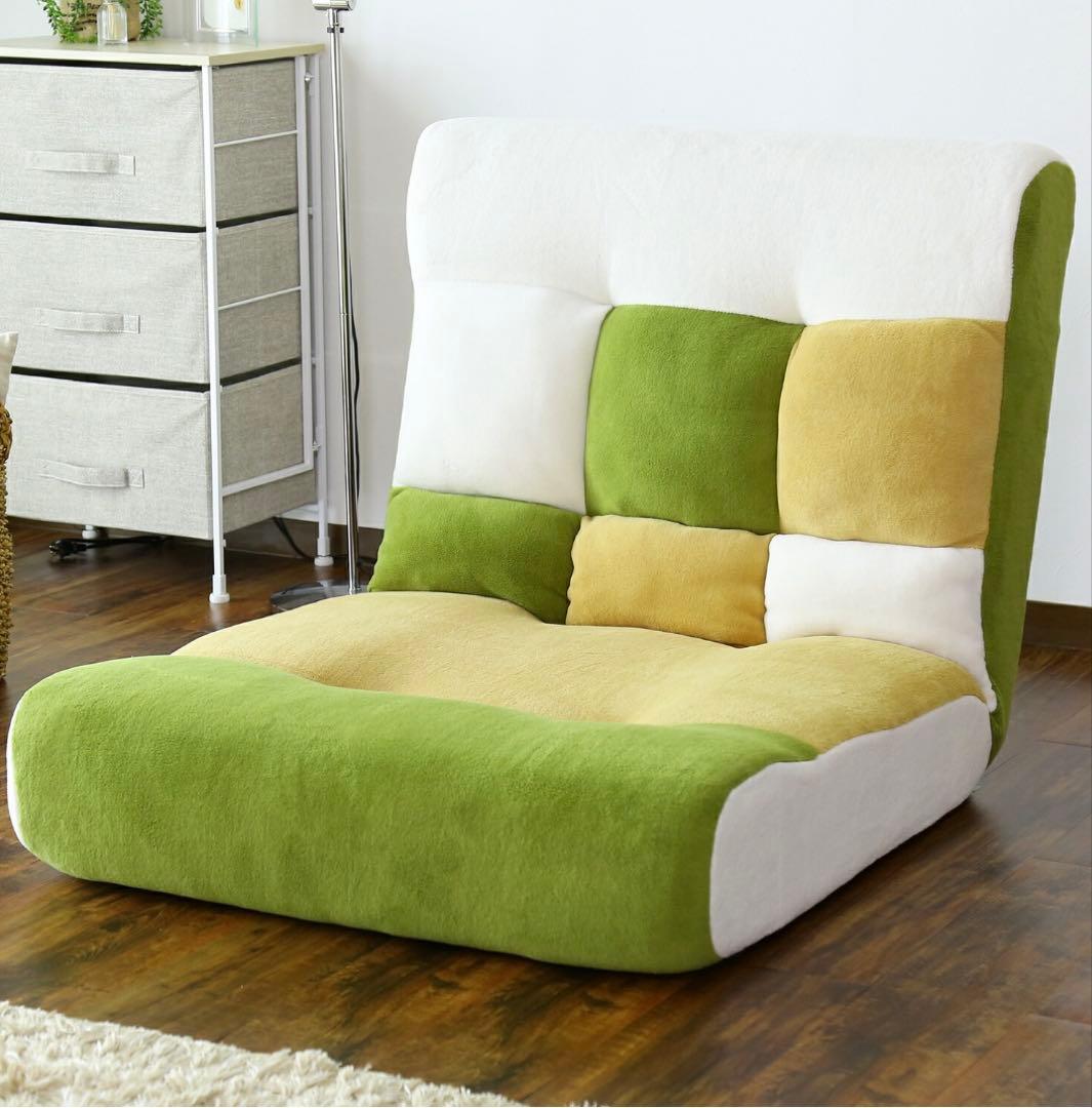 ヌイ ソファ 座椅子 ソファー パッチワーク グリーン インテリア NUI doris ワイドサイズ 座椅子 ヌイ – remembrance-doris