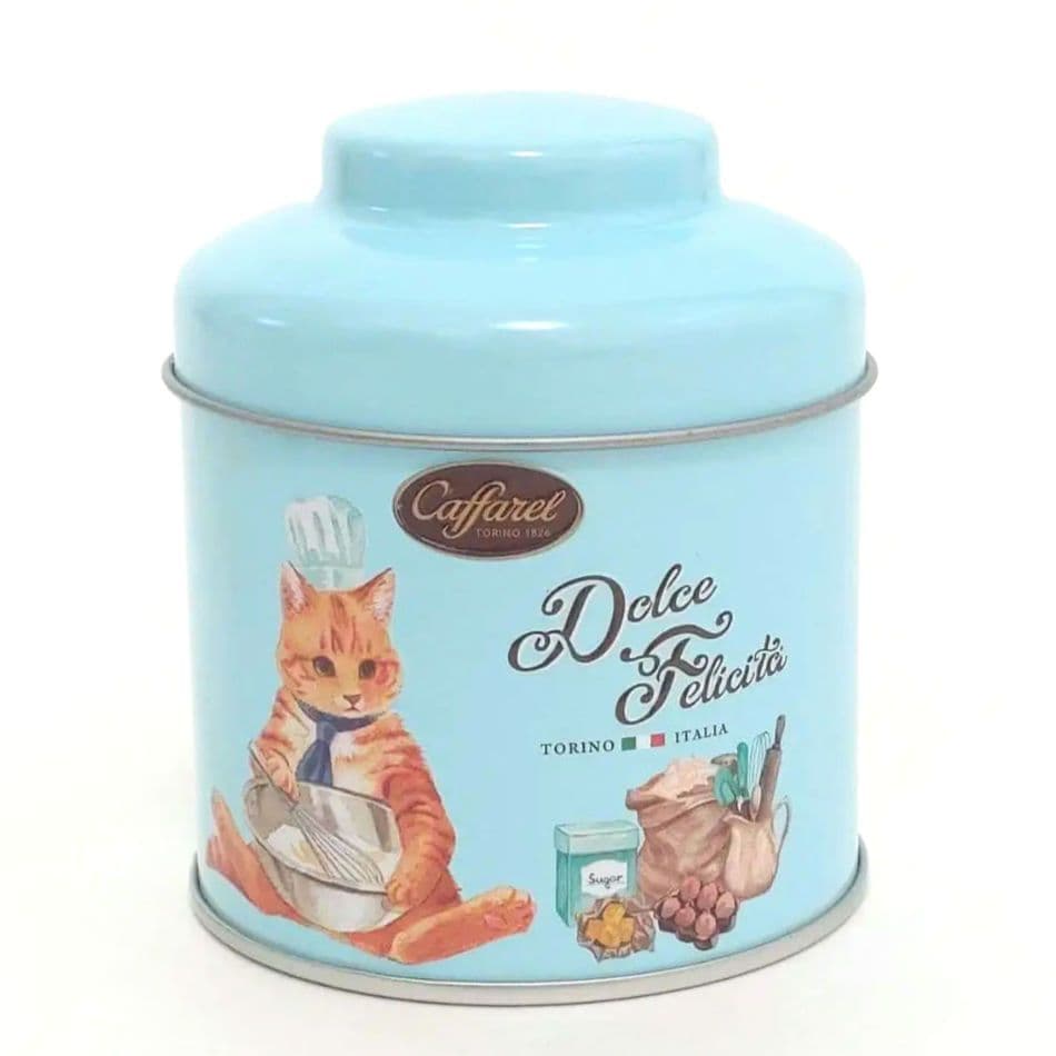 カファレル 缶 小物入れ 茶トラ チャトラ ちゃとら 空き缶 猫 ネコ