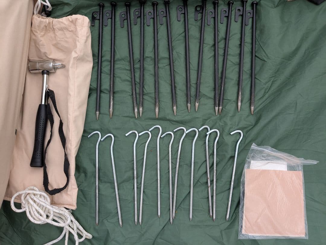 TOMOUNT ベルテント5m①　本体・ポール