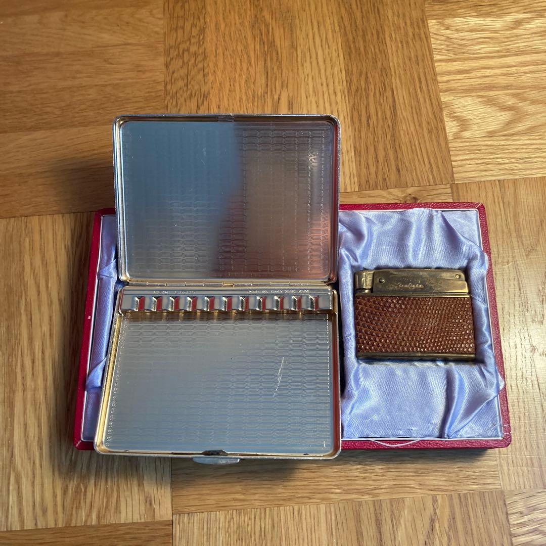 #昭和レトロ　#ARROW NEW LIGHT オイルライター&タバコケース