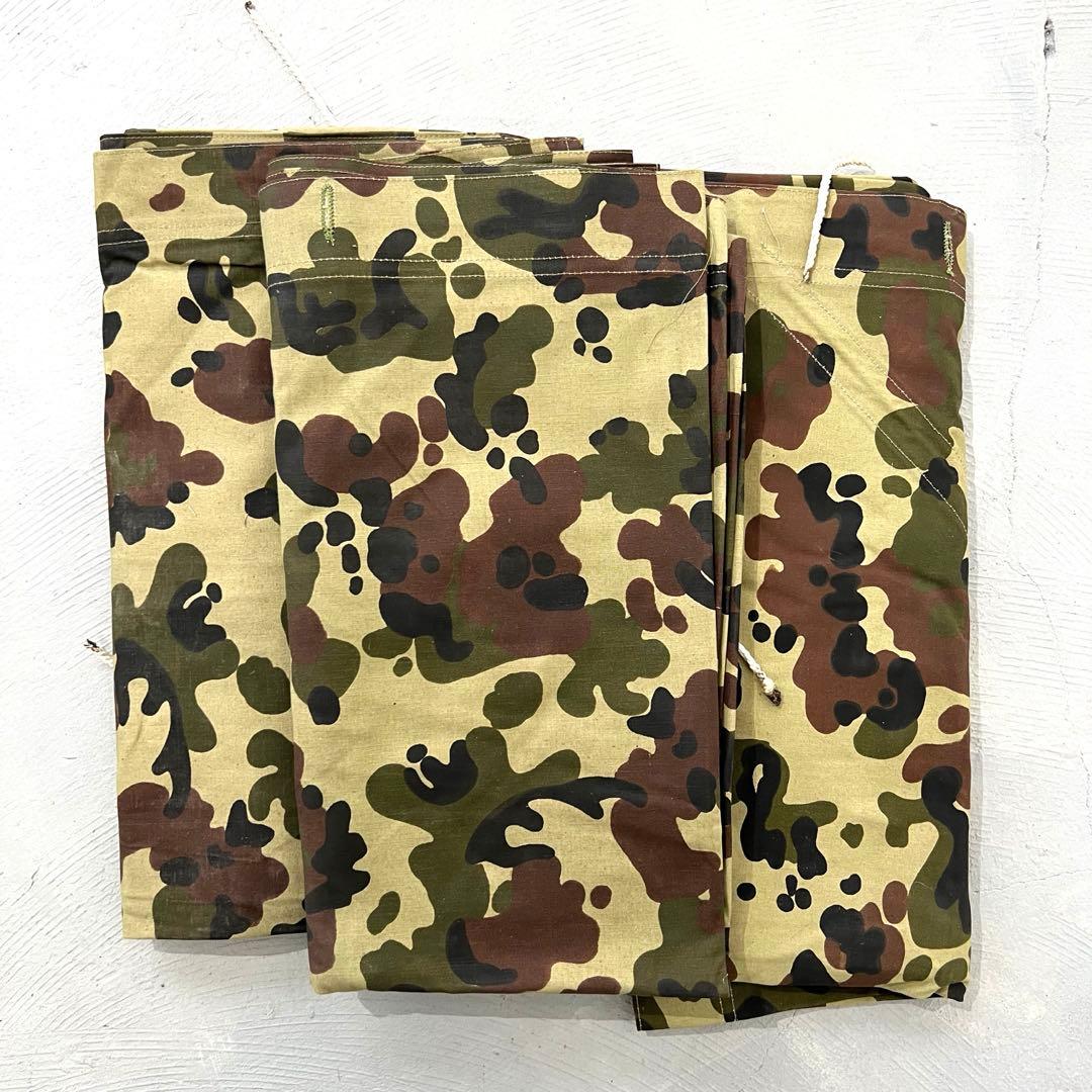 ルーマニア 軍幕　デッド 希少 アメーバカモ デットストック M47 3枚セット